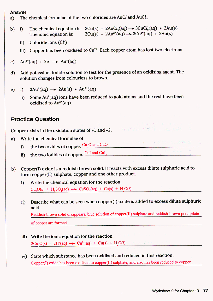 Oxidation Reduction Worksheet Answers Unique Worksheet Oxidation Numbers Chemistry A Study Matter