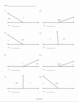 Pairs Of Angles Worksheet Answers Elegant Supplementary Angles Worksheet