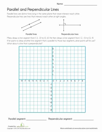 Parallel and Perpendicular Lines Worksheet Elegant 1000 Images About Parallel and Perpendicular On Pinterest