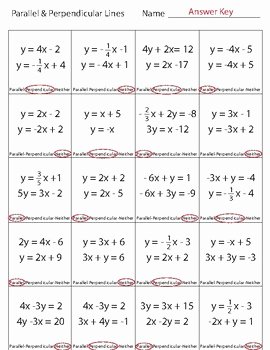 Parallel and Perpendicular Lines Worksheet Fresh Parallel and Perpendicular by Kevin Wilda