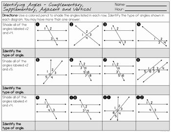 Parallel Lines and Transversals Worksheet Inspirational Parallel Lines Transversals and Angles Notes and