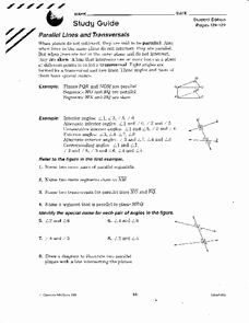 Parallel Lines and Transversals Worksheet Luxury Parallel Lines and Transversals Worksheet for 10th Grade
