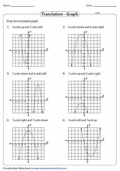 Parent Function Worksheet Answers Best Of Worksheet Transformations Quadratic Functions Answers