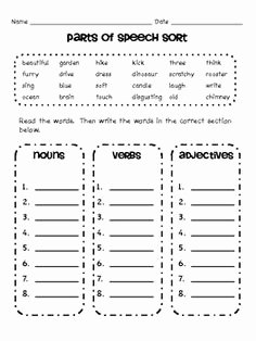 Part Of Speech Worksheet Pdf Unique 13 Best Of Preposition Worksheet Grade 5