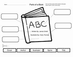 Parts Of A Book Worksheet Beautiful Parts Of A Book Bulletin Board