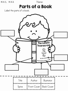 Parts Of A Book Worksheet Fresh 12 Best Of Worksheets for Library Lessons