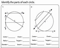 Parts Of A Circle Worksheet Best Of Circles Worksheets