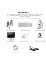 Parts Of A Computer Worksheet New Puter Parts Worksheets