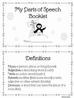 Parts Of Speech Review Worksheet Awesome 219 Best Images About Parts Of Speech On Pinterest