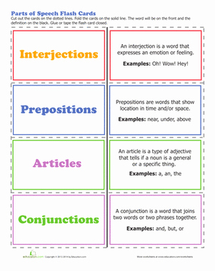Parts Of Speech Review Worksheet Elegant Parts Of Speech Worksheet