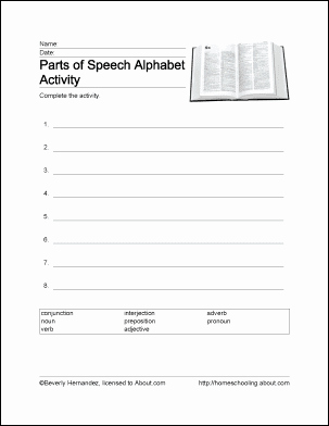 Parts Of Speech Worksheet Pdf Lovely Parts Of Speech Word Search Crossword Puzzle and More
