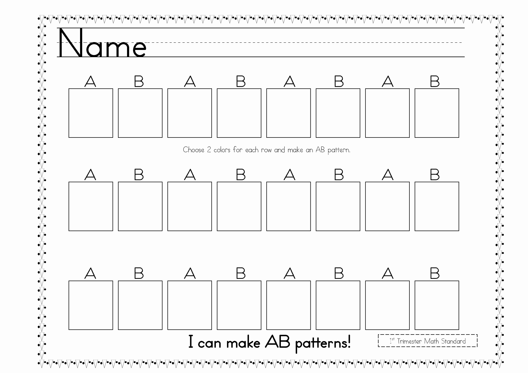 Patterns Worksheet for Kindergarten Beautiful Kindergarten Pattern Worksheets