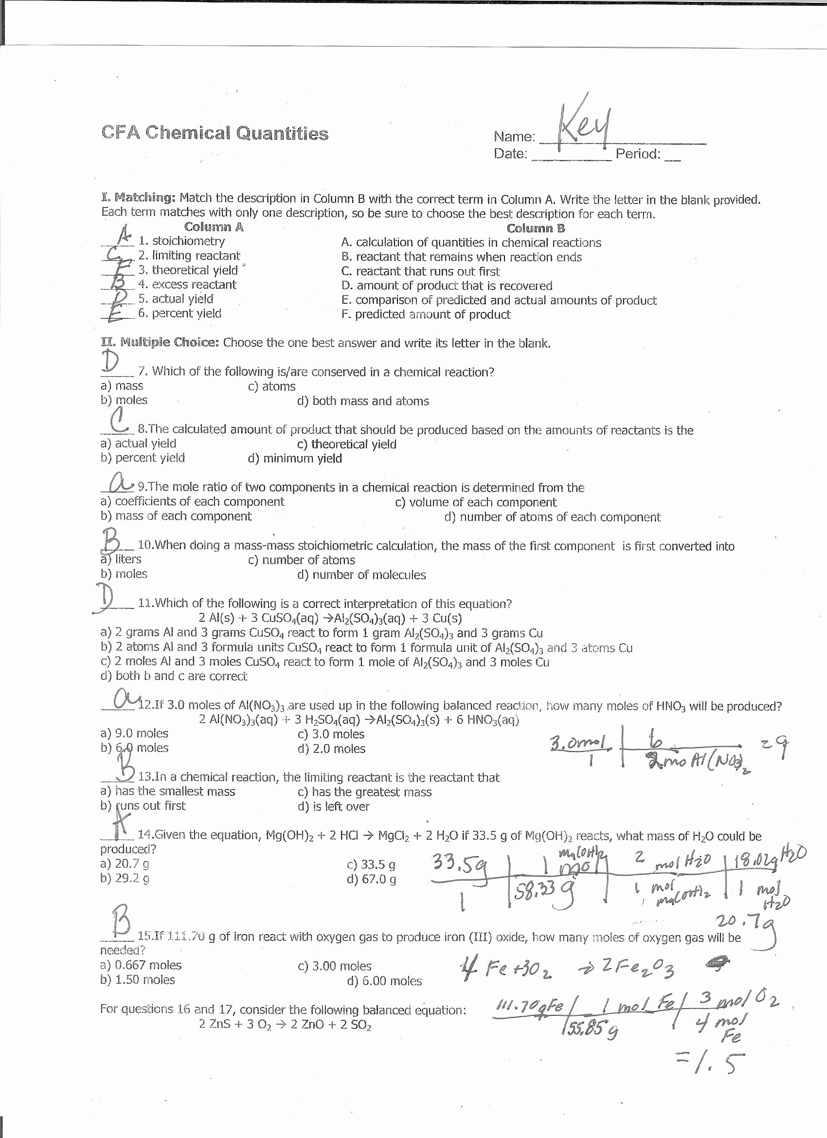 Percent Error Worksheet Answer Key Luxury Calculating Percent by Mass Volume Chem Worksheet 15 2