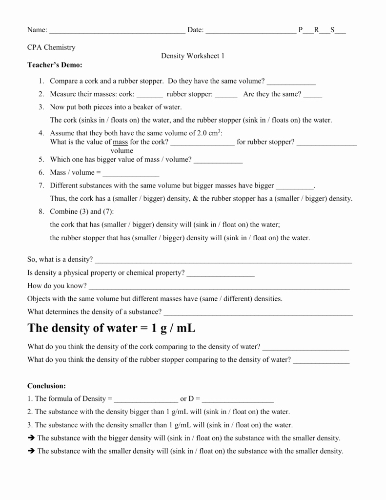 Percent Error Worksheet Answers Luxury Chemistry Measurements and Calculations Chapter 2