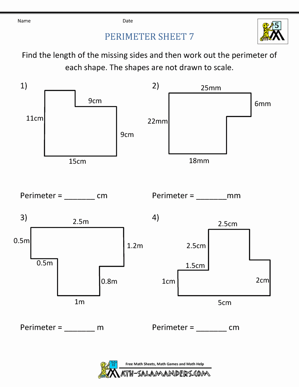 Perimeter Word Problems Worksheet Beautiful Perimeter Worksheets