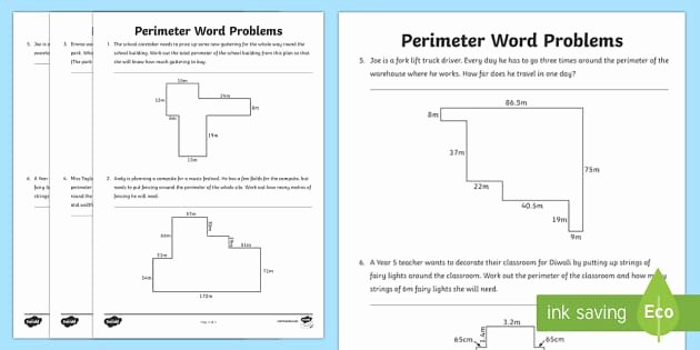 Perimeter Word Problems Worksheet Inspirational Y5 Perimeter Word Problems Worksheet Worksheet Y5