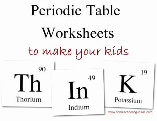 Periodic Table Activity Worksheet Beautiful Teaching the Periodic Table