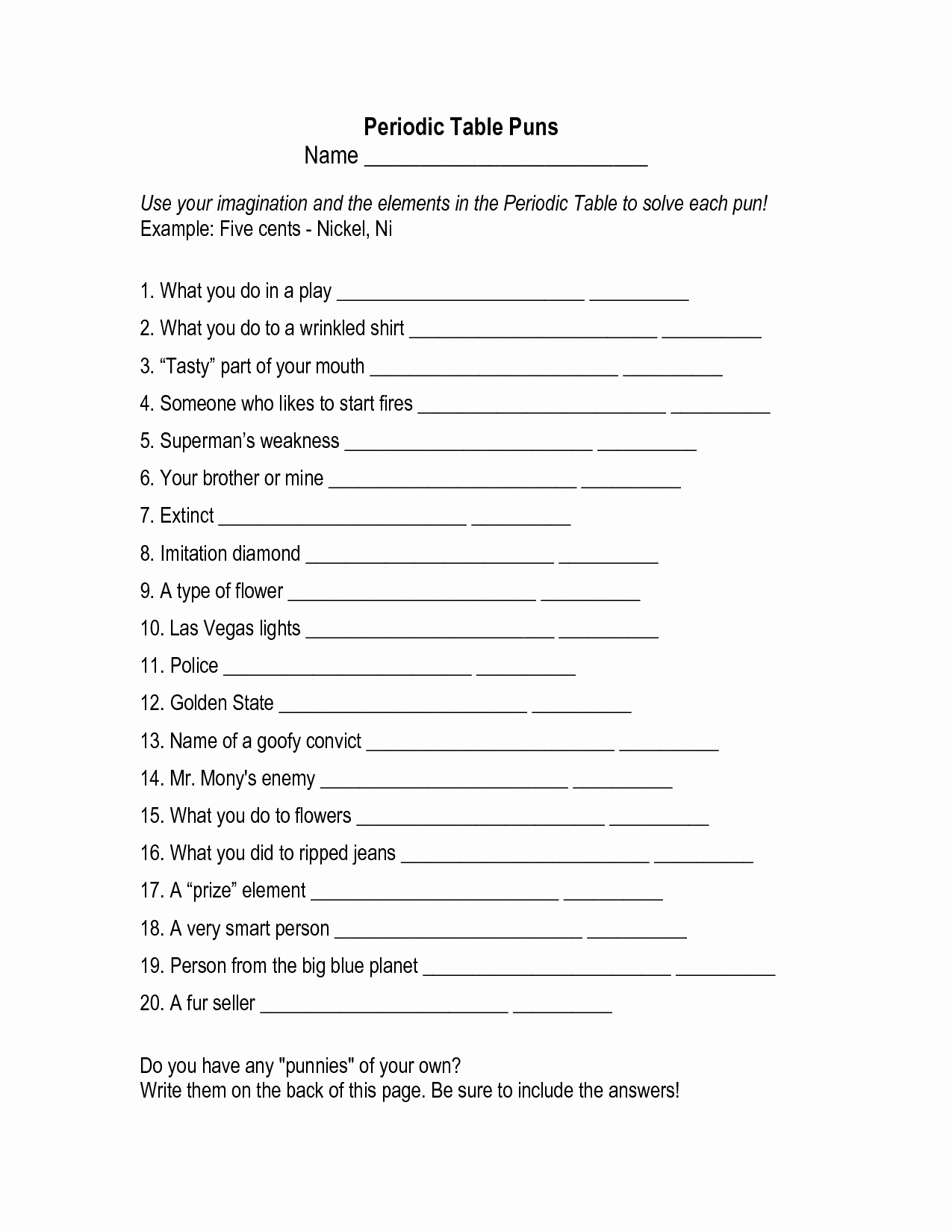 Periodic Table Worksheet Answers Awesome 12 Best Of Periodic Table Practice Worksheet