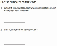 Permutations and Combinations Worksheet Unique Permutation Worksheets