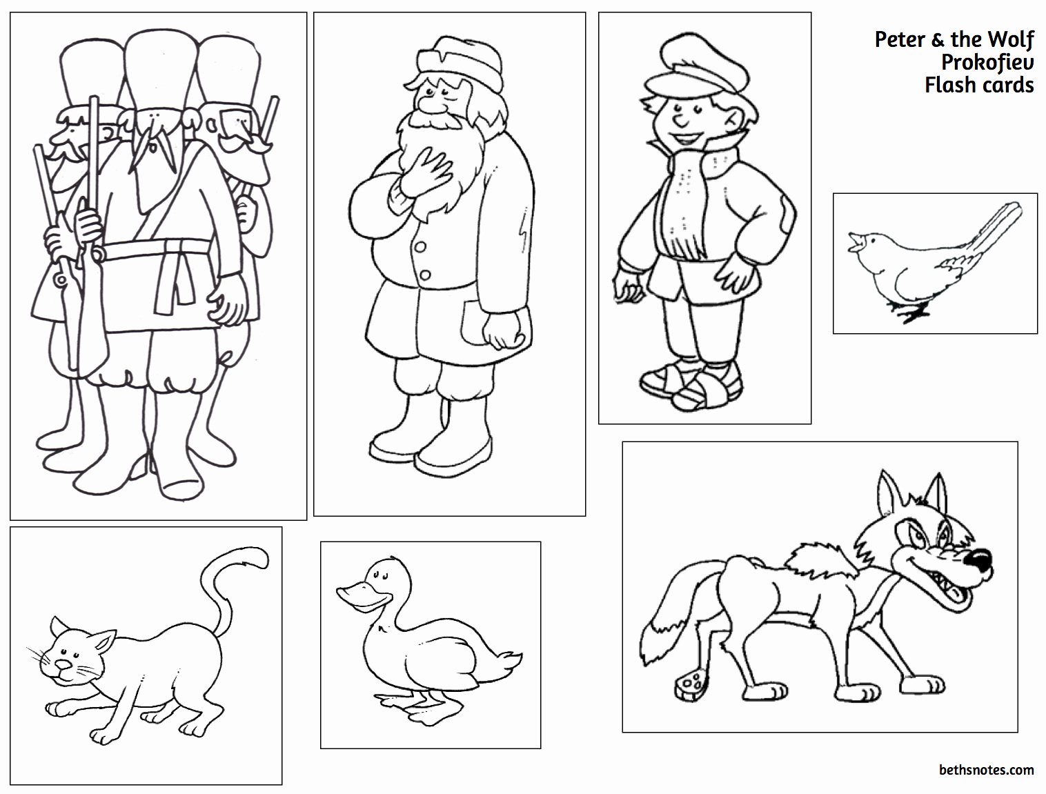 Peter and the Wolf Worksheet Awesome Beth S Music Notes Peter and the Wolf Printable and sound
