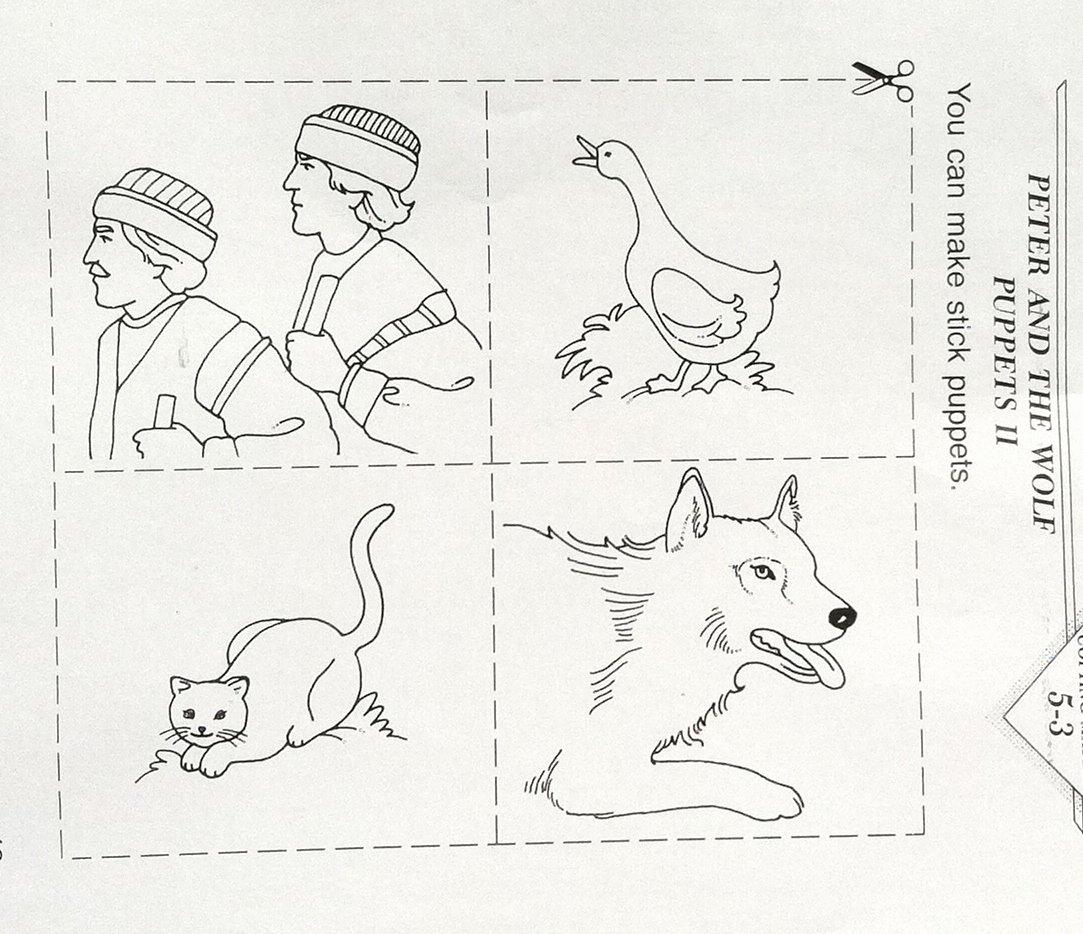 Peter and the Wolf Worksheet Beautiful Avah Ham
