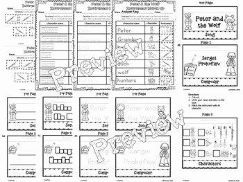 Peter and the Wolf Worksheet Inspirational Peter and the Wolf Interactive Worksheets 2 by