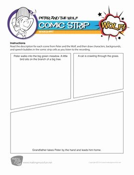 Peter and the Wolf Worksheet Inspirational Peter and the Wolf
