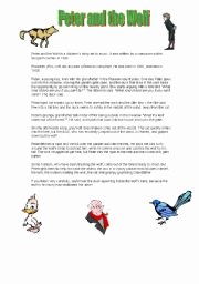 Peter and the Wolf Worksheet Lovely Peter and the Wolf Worksheets