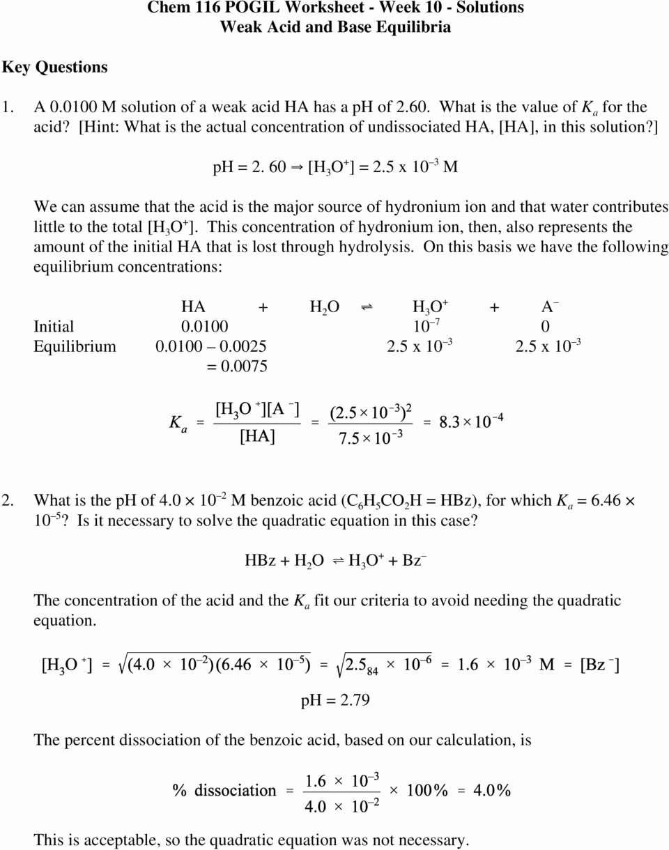 Ph Worksheet Answer Key Inspirational the Ph Scale Chem Worksheet 19 3 Answers