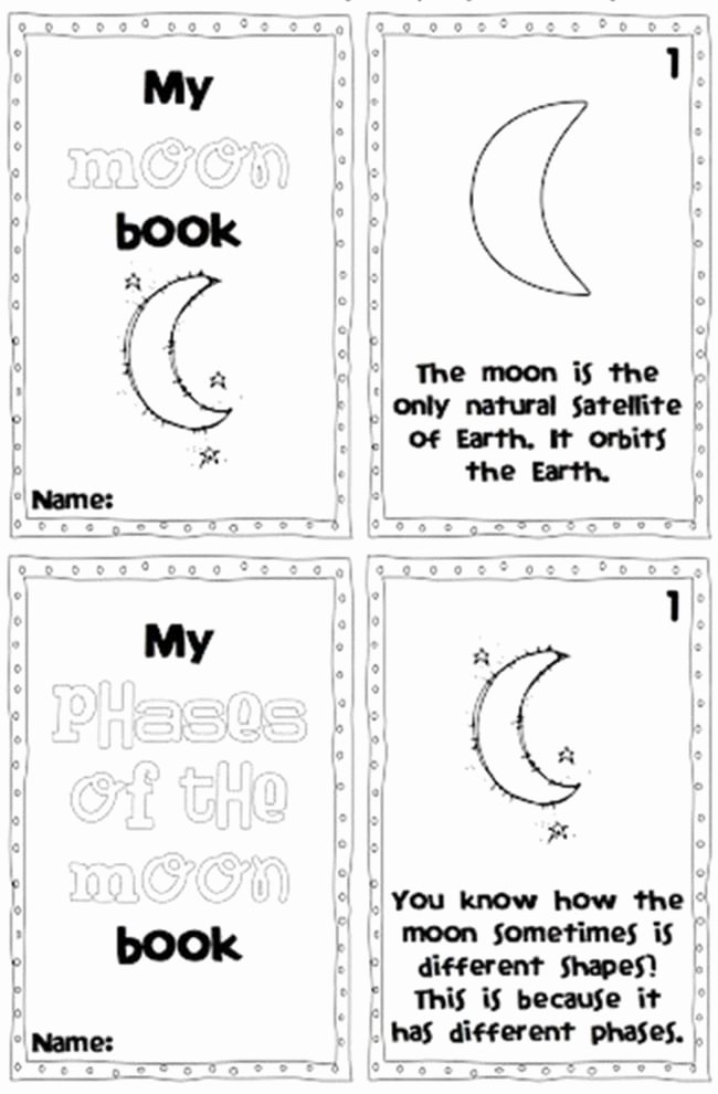 Phases Of the Moon Worksheet New 21 Super Activities for Teaching Moon Phases Teach Junkie