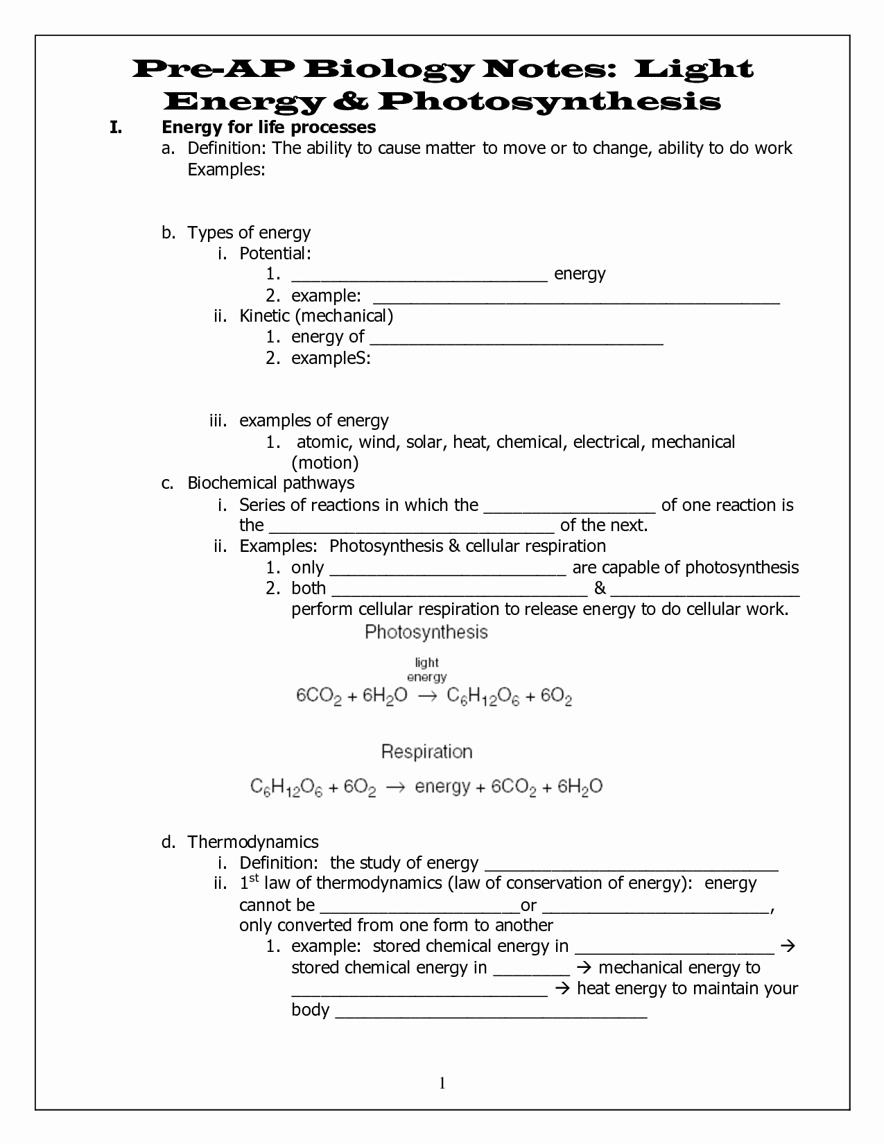 Photosynthesis and Respiration Worksheet Answers New 14 Best Of Science Worksheets Heat Irregular Past