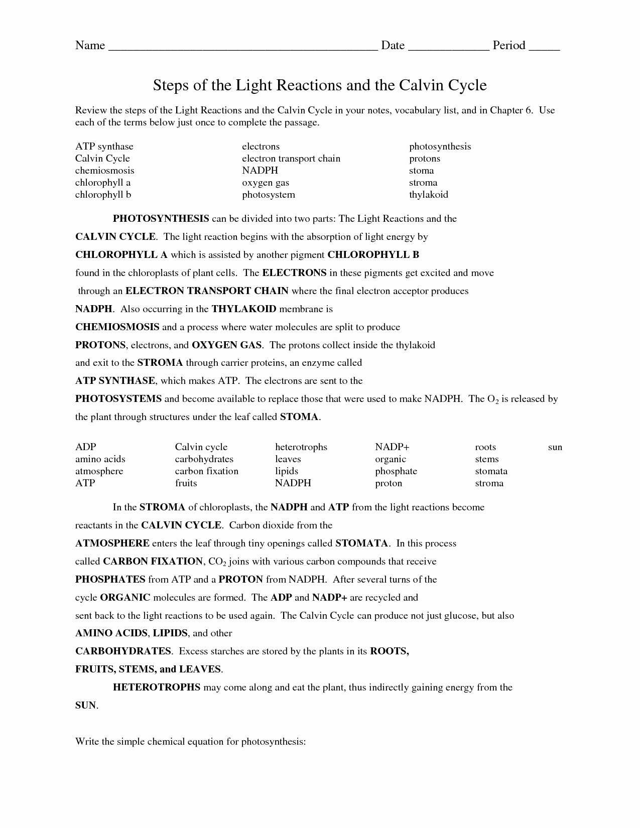 Photosynthesis Worksheet Answer Key Fresh 18 Best Of Worksheets Synthesis for Middle
