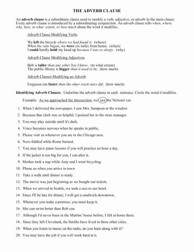 50-phrase-and-clause-worksheet