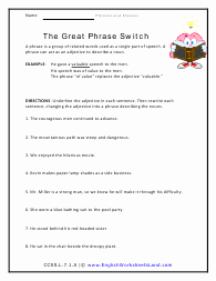 Phrase and Clause Worksheet Lovely Phrases and Clauses Worksheets