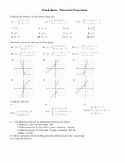 Piecewise Functions Worksheet Answer Key Best Of Ws Piecewise Functionsc Worksheet Piecewise Functions
