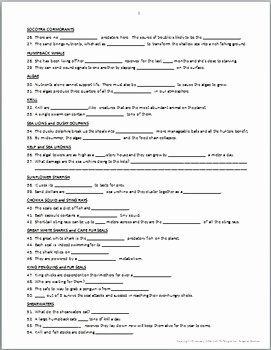 Planet Earth Freshwater Worksheet Answers Best Of Planet Earth Shallow Seas Video Questions Worksheet