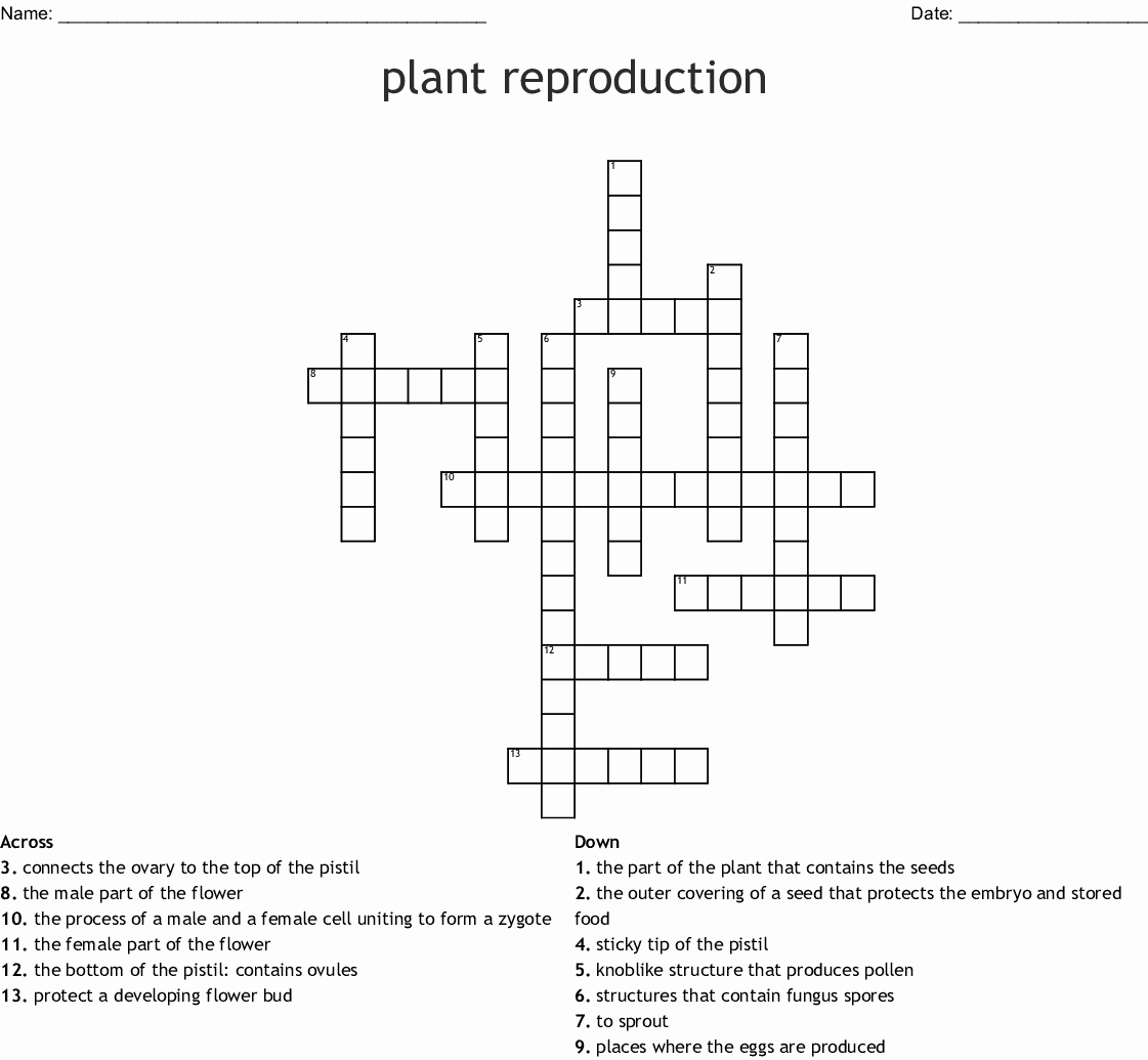 Plant Reproduction Worksheet Answers Lovely Plant Lifecycle Word Search Wordmint