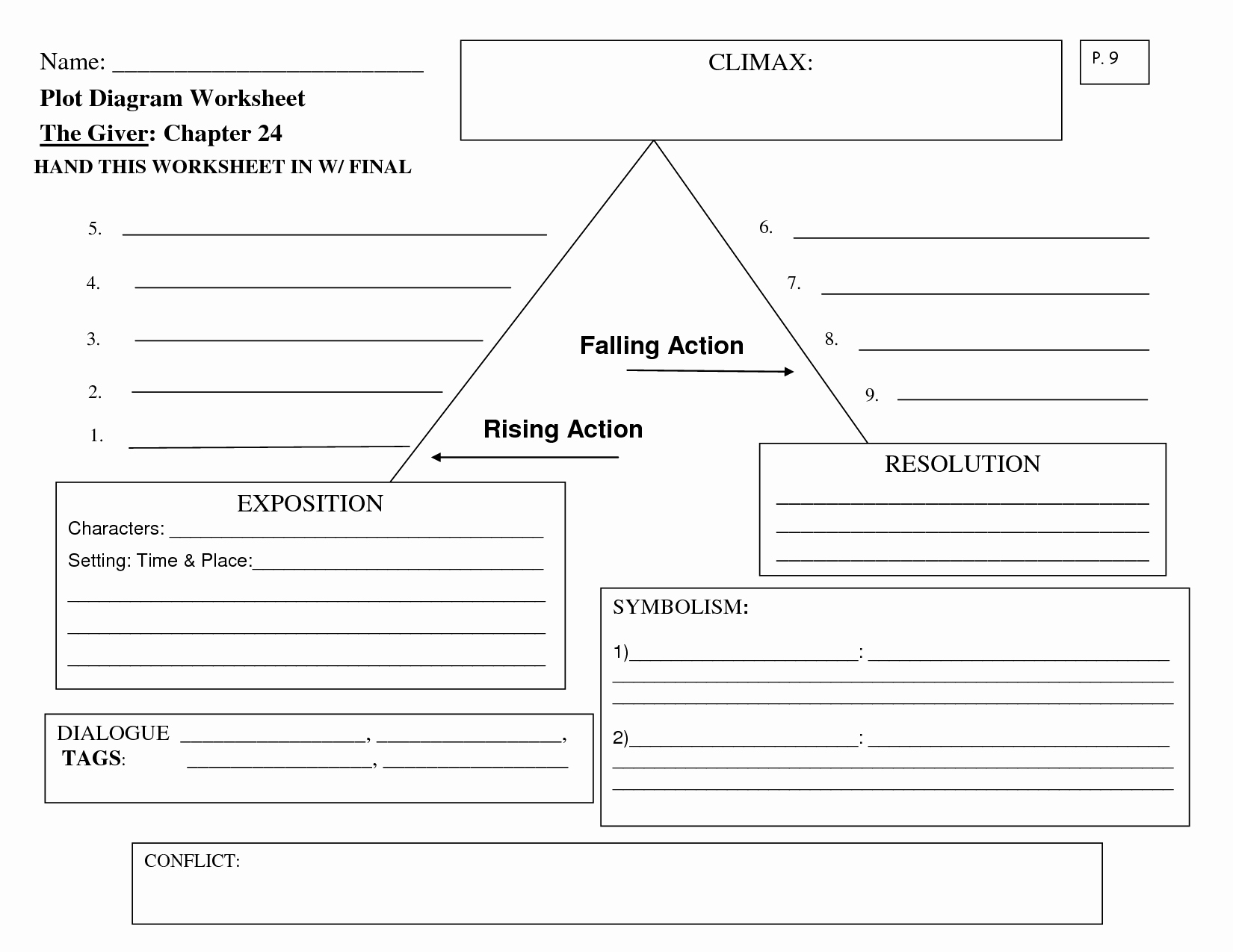 Plot Diagram Worksheet Pdf New 15 Best Of Story Climax Worksheet Suspense
