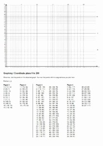 Plotting Points Worksheet Pdf Fresh Graphing Coordinate Plane Worksheets Up to 200 Points