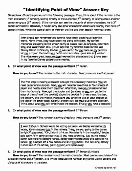 Point Of View Worksheet Best Of Author S Point Of View Worksheet by Scholastic Emplorium