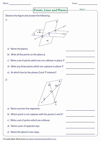 Points Lines and Planes Worksheet Beautiful 42 Best What S New Images On Pinterest