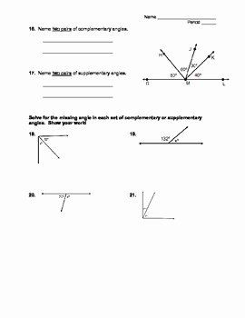 Points Lines and Planes Worksheet Inspirational Geometry Worksheet Angles Points Lines &amp; Planes by