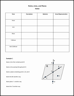 Points Lines and Planes Worksheet Luxury the Best Of Teacher Entrepreneurs Ii Free Math Lesson