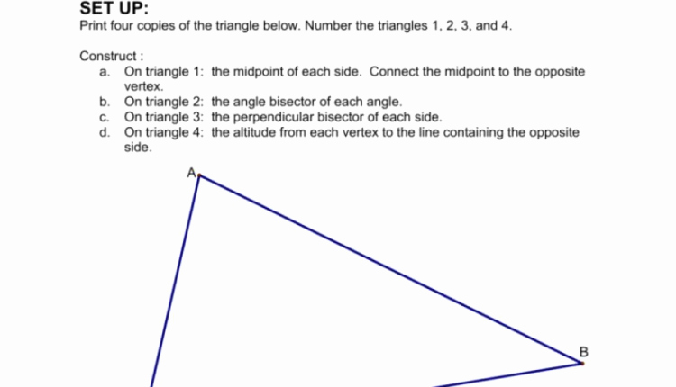 Points Of Concurrency Worksheet Lovely Cool Points Concurrency In Triangles which Exists In by