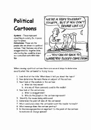 Political Cartoon Analysis Worksheet Beautiful Cartoons Worksheets