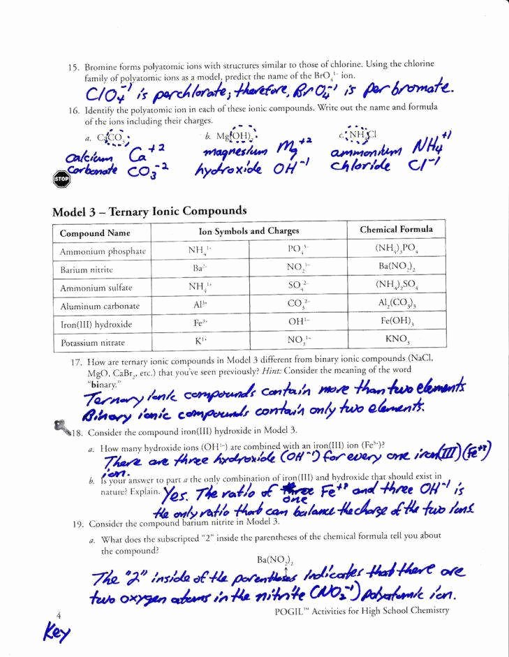 Polyatomic Ions Worksheet Answers Best Of Polyatomic Ions Worksheet