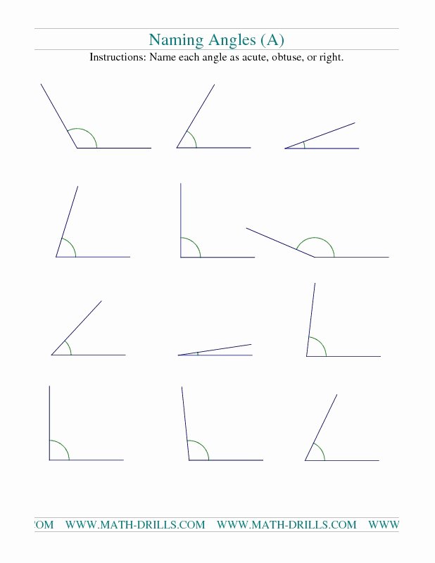 Polygon and Angles Worksheet Lovely Geometry Worksheet Naming Angles A Math