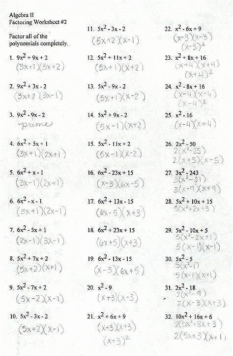 Polynomial Word Problems Worksheet Awesome Factoring Practice Worksheet