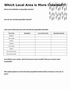 Population Ecology Graphs Worksheet Answers Inspirational Population Density Activities Biology