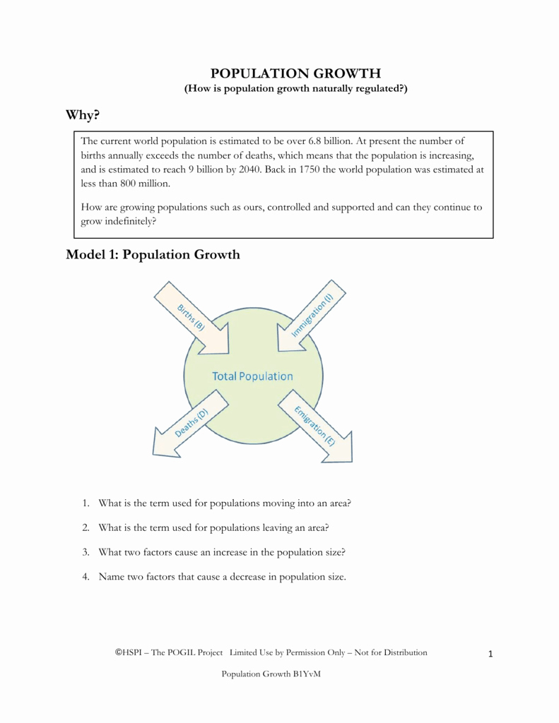 Population Growth Worksheet Answers Awesome Population Growth Worksheet Answers the Best Worksheets